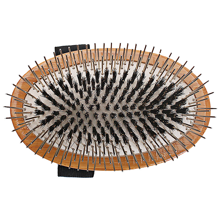 Bass Brushes Hybrid Groom Shine & Condition Pet Brush