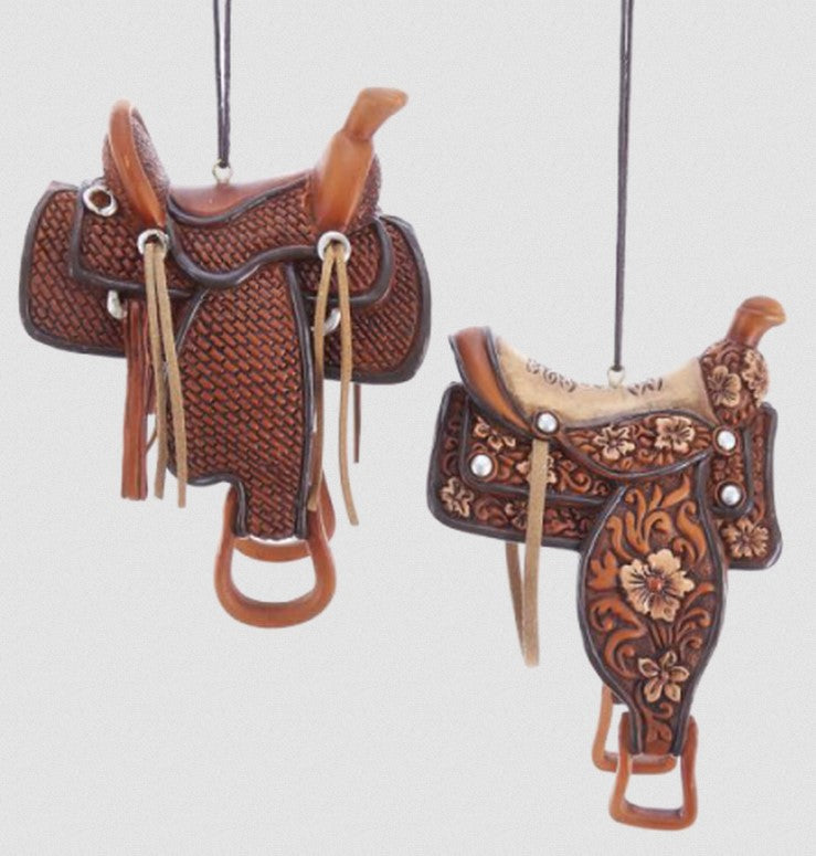 Western Saddle Ornaments