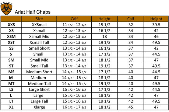 Ariat Close Contour Half Chap