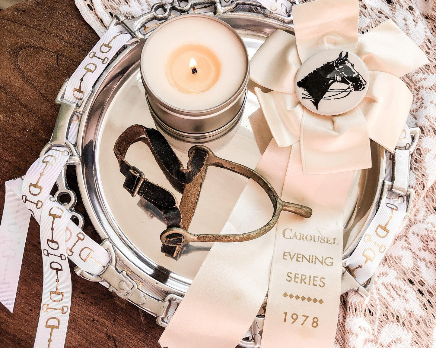 Arthur Court Equestrian Bit Tray