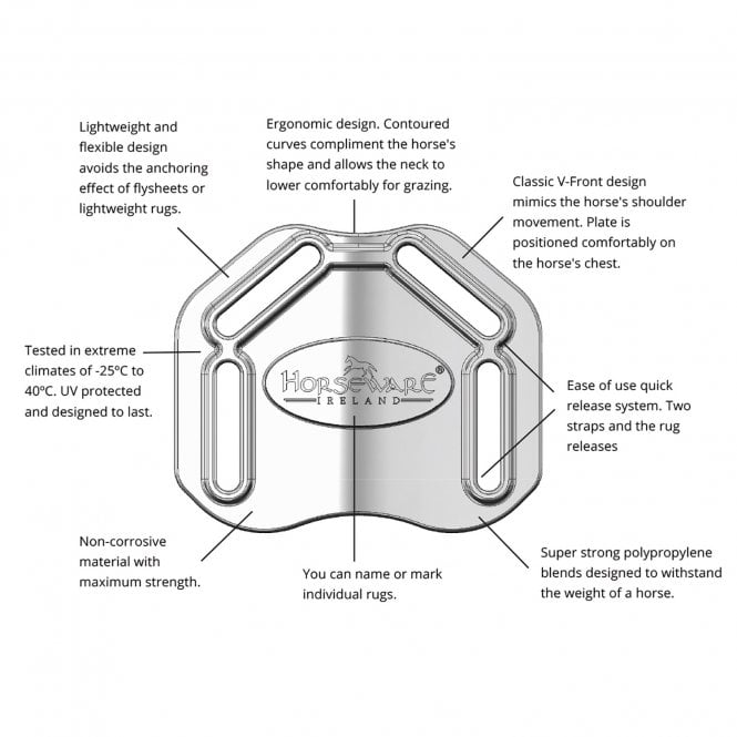 Horseware Amigo Bravo 12 Plus Med 250g Disc Front
