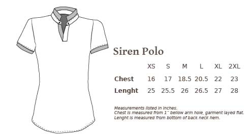 Spiced Equestrian Siren Dry-Fit Polo