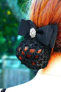 Spiced Equestrian Button Show Bow