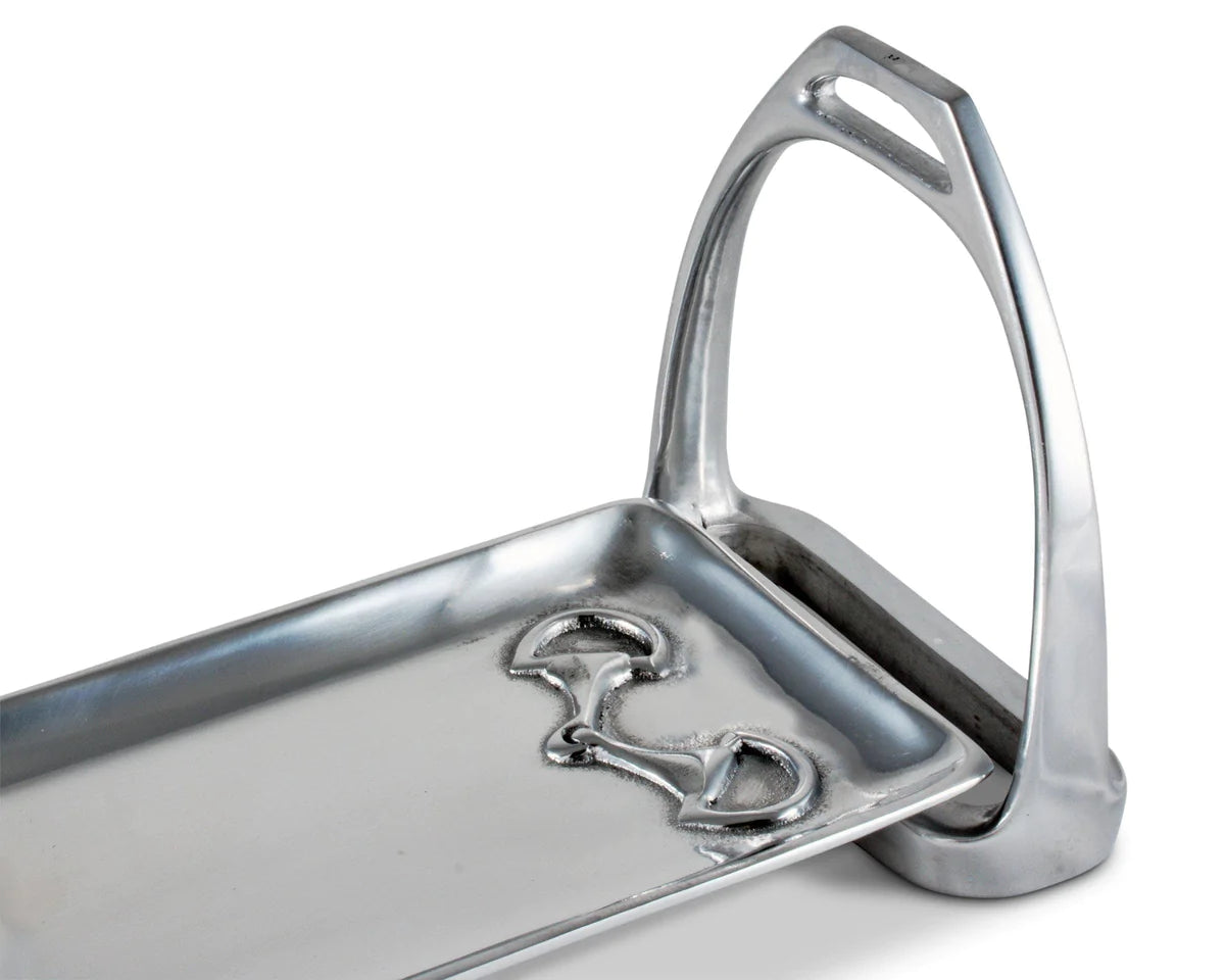 Arthur Court Equestrian Stirrup Tray