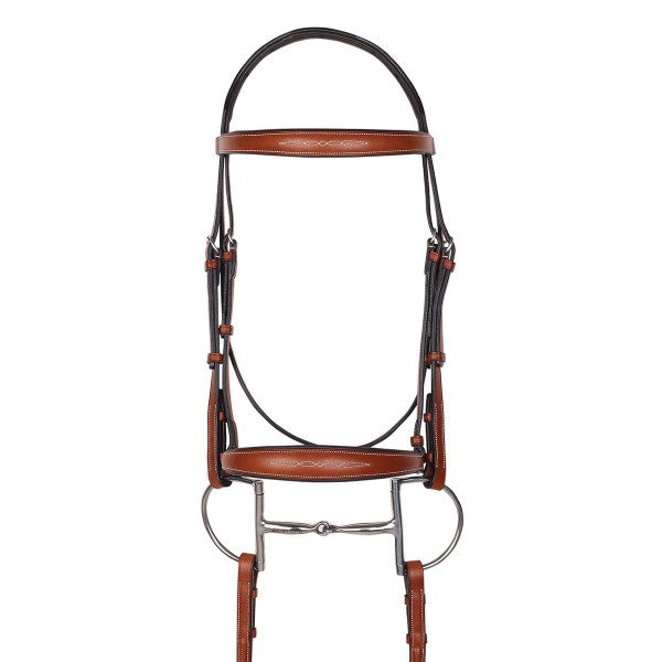 Aramas Raised Fancy Stitch Tapered Bridle
