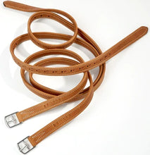 Load image into Gallery viewer, Antares Calfskin Nylon Lined Stirrup Leathers