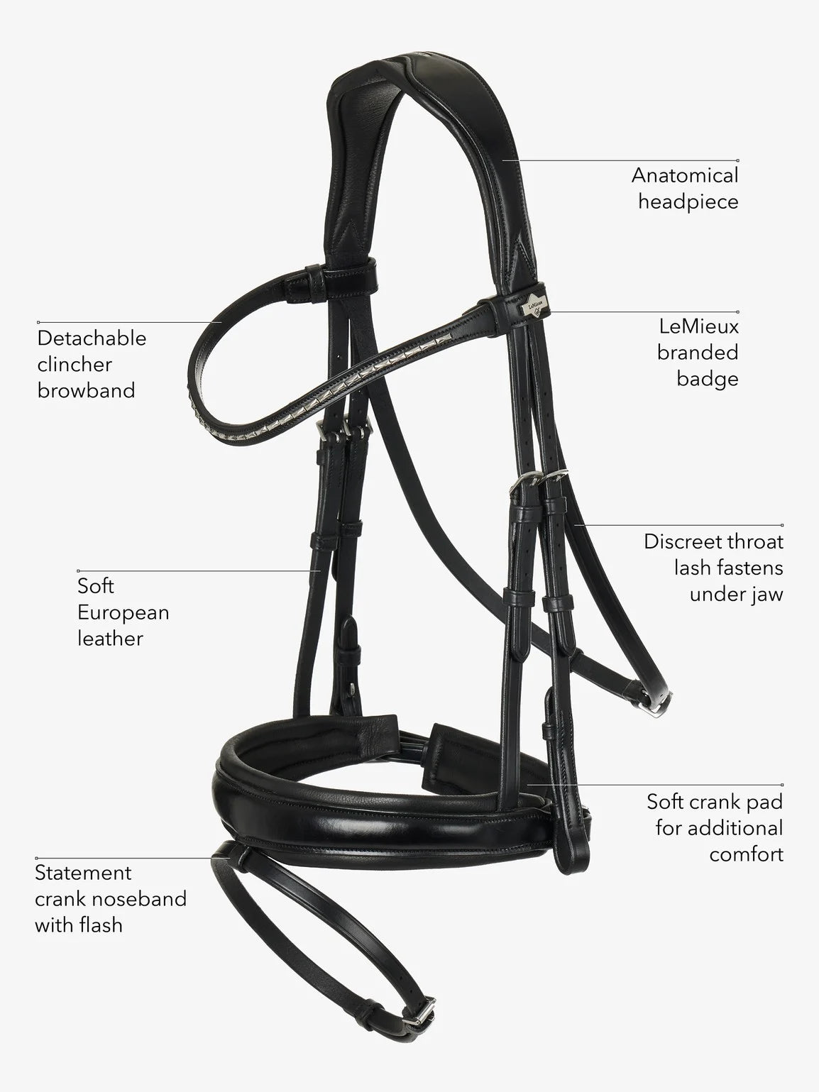 LeMieux Classic Dressage Bridle