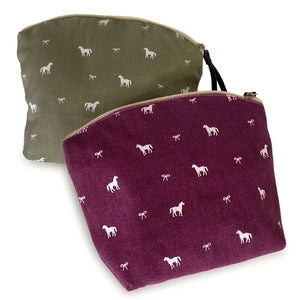 Spiced Equestrian Makeup Bags