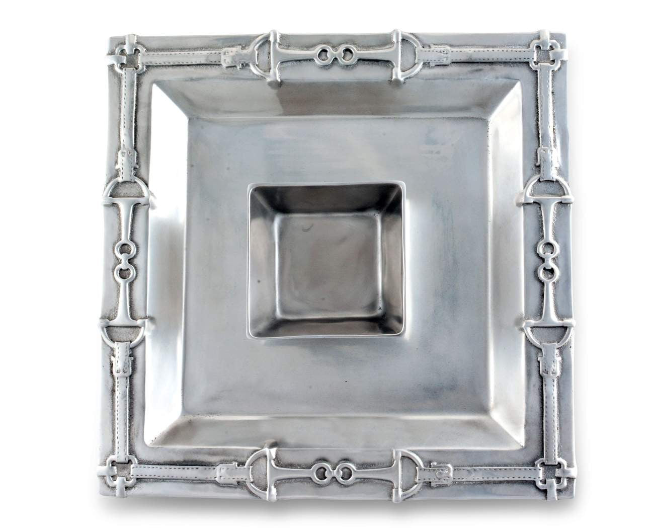 Arthur Court Equestrian Chip & Dip Tray