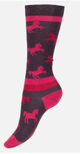Load image into Gallery viewer, Horze Kid&#39;s Jacquard Knit Riding Socks