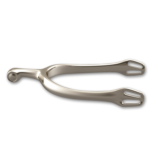 Stubben Dynamic Steeltec Dressage Spurs Round Head 1170