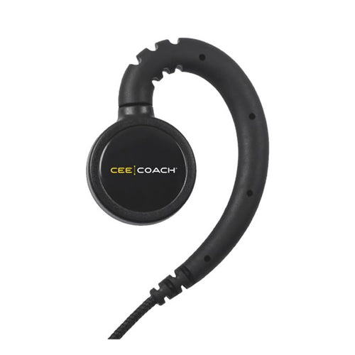 CEECOACH Single Mono Ear Wired Headset w/ Inline Microphone