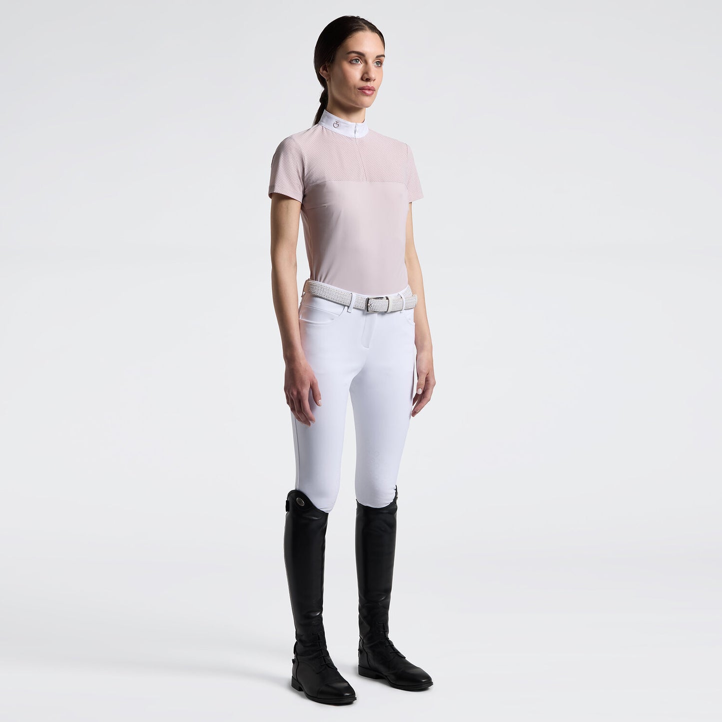 Cavalleria Toscana Perforated Short Sleeve Shirt
