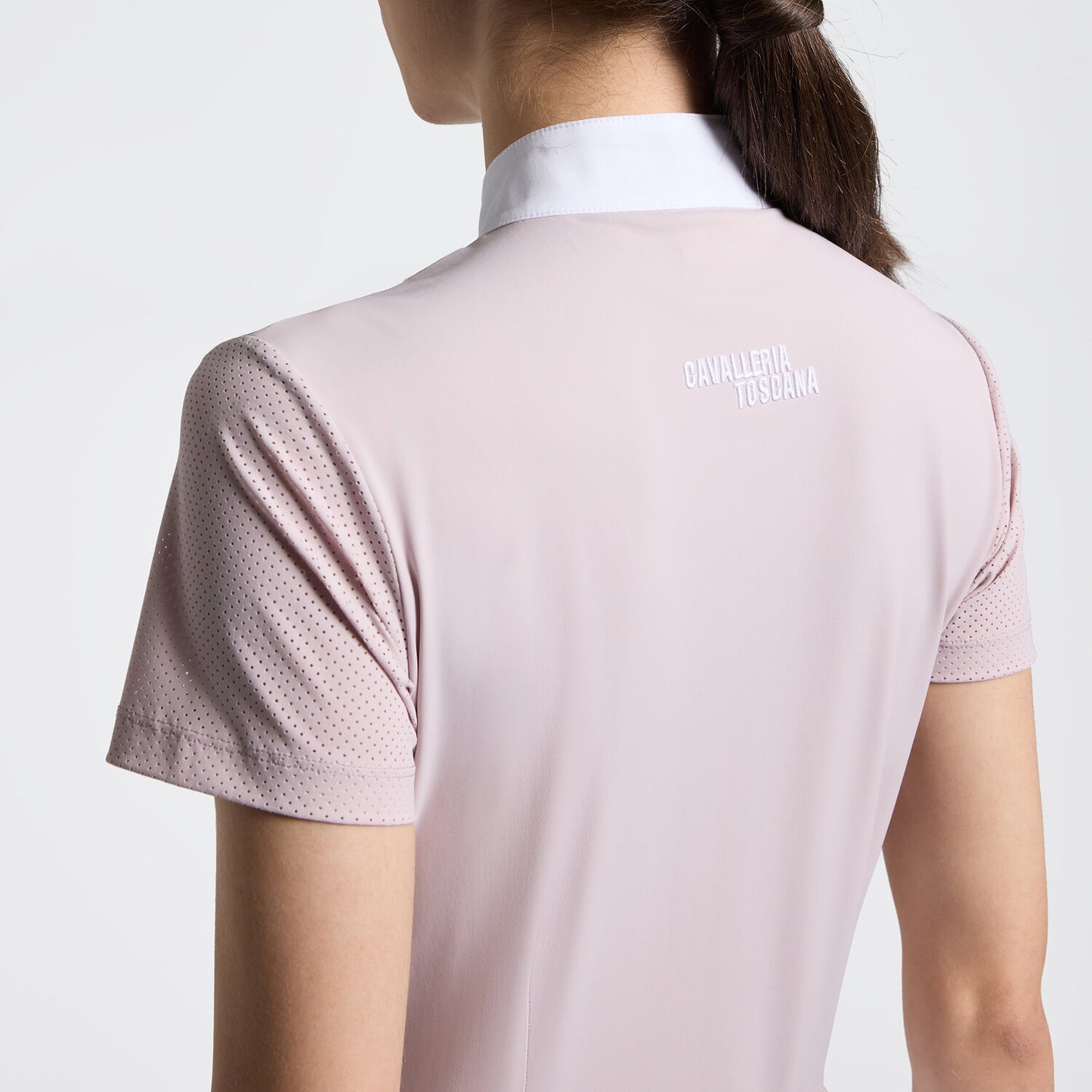 Cavalleria Toscana Perforated Short Sleeve Shirt