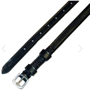 Leather Spur Straps with Double Keepers
