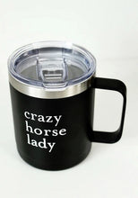 Load image into Gallery viewer, Spiced Equestrian Crazy Horse Lady Mug Tumbler