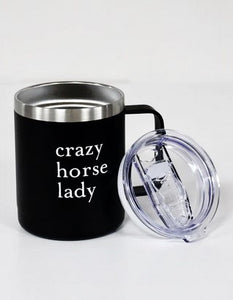 Spiced Equestrian Crazy Horse Lady Mug Tumbler