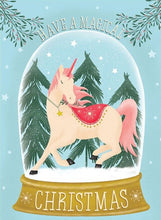 Load image into Gallery viewer, Tree Free Holiday Card- Christmas Unicorn