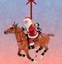 Load image into Gallery viewer, Breyer Polo Playing Santa Ornament 2023