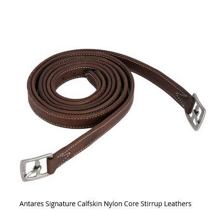 Antares Signature Calfskin Nylon Core Stirrup Leathers