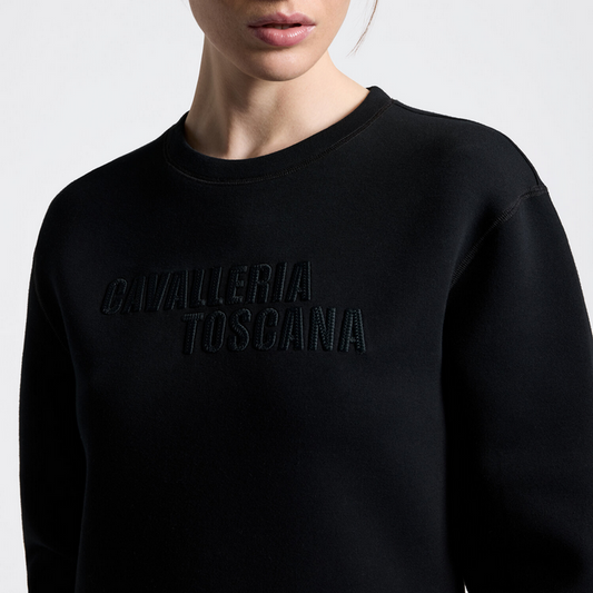 Cavalleria Toscana Cotton Crew Neck Sweater
