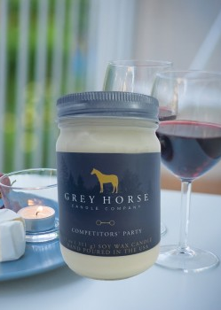 Grey Horse Candles