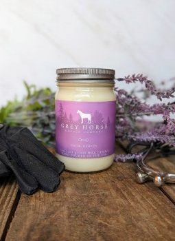 Grey Horse Candles