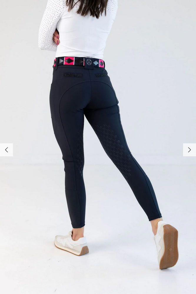 Free Ride Navy PRO Full Seat Breeches