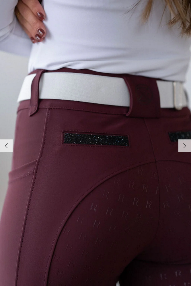 Free Ride Merlot PRO Full Seat Breeches