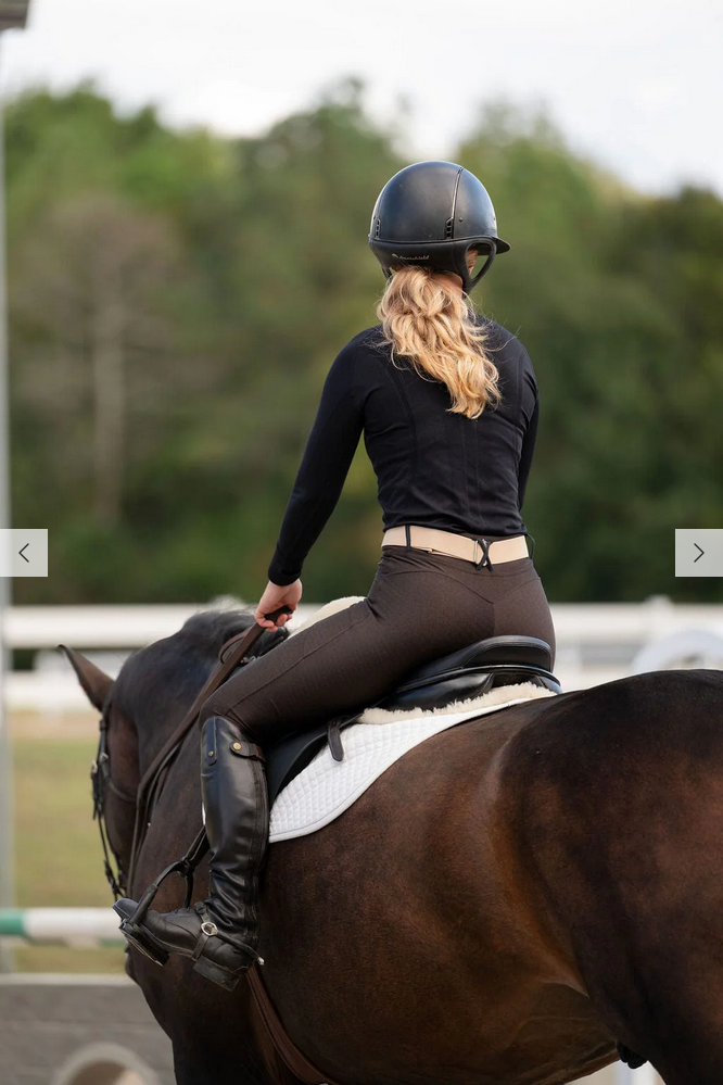 Free Ride Brown Tweed Bondie Full Grip Breeches