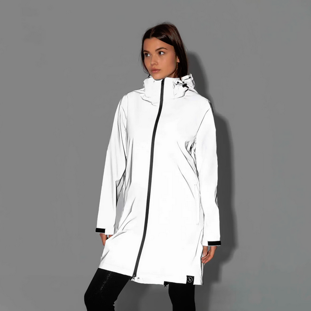 Horze Rainbow Womens Reflective Raincoat