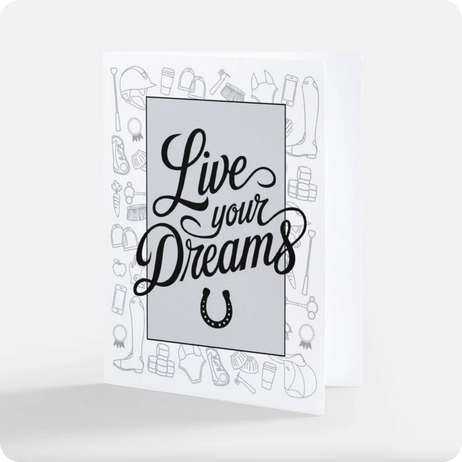 Blissful Equestrian Greeting Cards