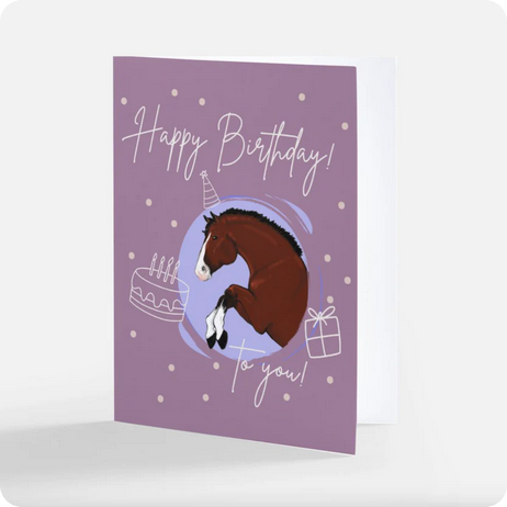 Blissful Equestrian Greeting Cards
