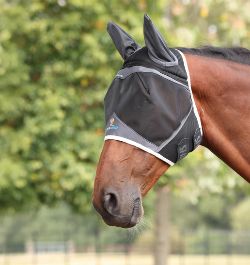 Shires Flyguard Pro w/Ears Fly Mask