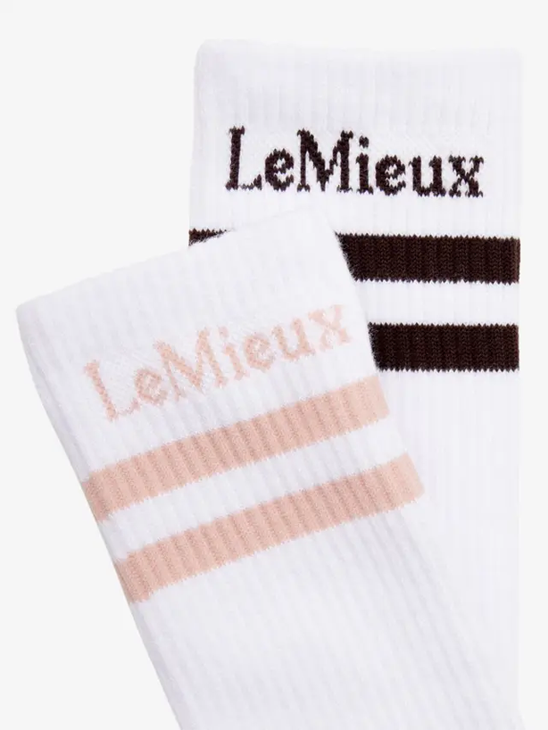 LeMieux Tall Crew Socks - 2 Pack