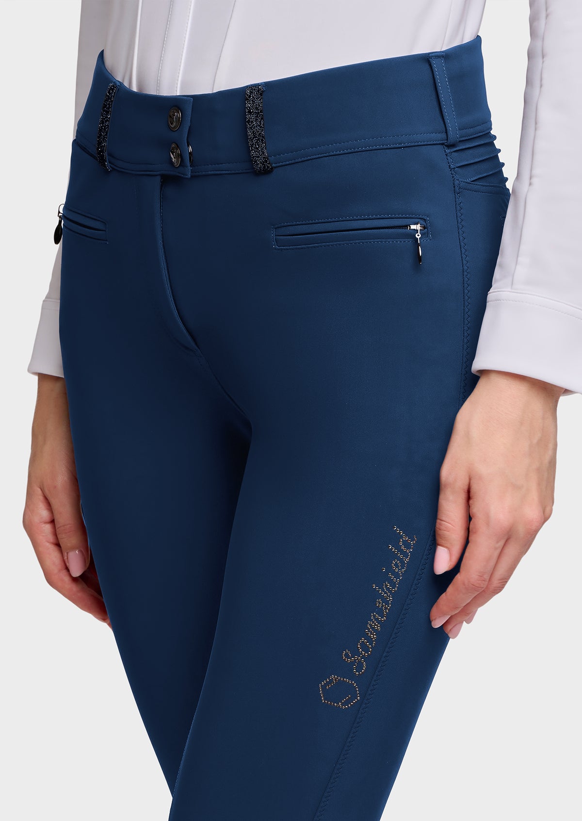 Samshield Clara Crystal Fabric Full Grip Breeches FW26