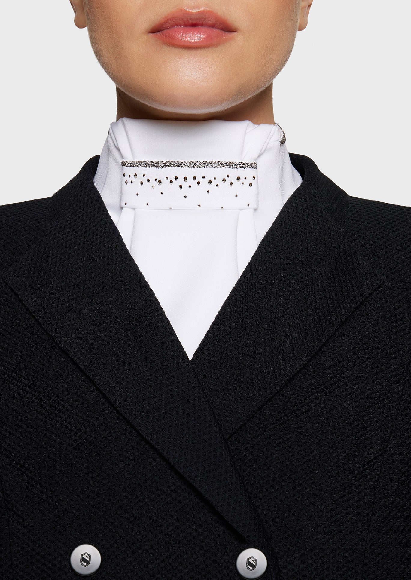 Samshield Crystal Fabric Stock Tie