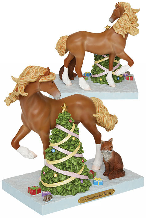 Painted Ponies Holiday Figurines