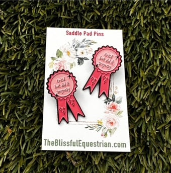 Blissful Equestrian Show Pins