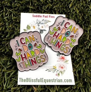 Blissful Equestrian Show Pins