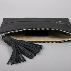 Antares London Leather Clutch Bag