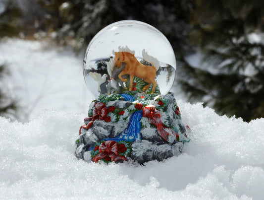 Breyer 2024 Winter Woodland Musical Snow Globe