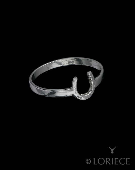 Loriece Tiny Horseshoe Ring