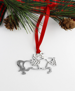 Loriece Crystal Hunter Jumper Horse Ornament