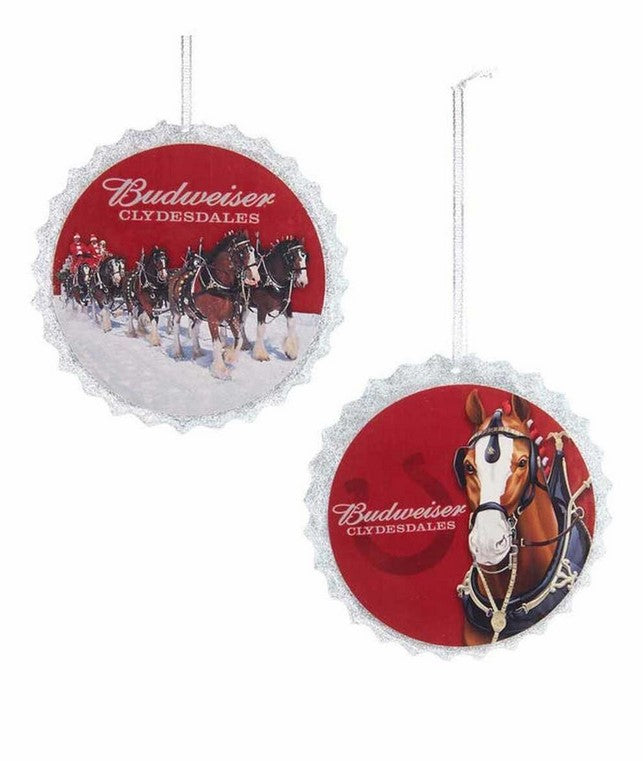 Budweiser® Bottle Cap Ornaments