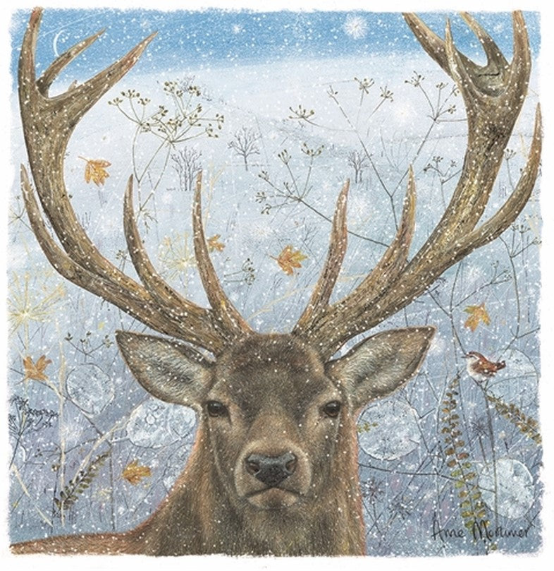 Christmas Cards 10 Pack: Winter Stag