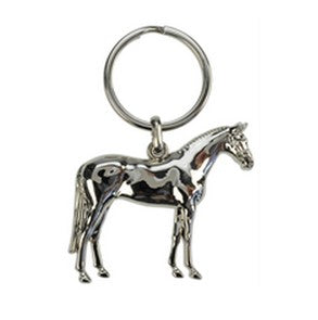 Metal 3D Horse Keychain