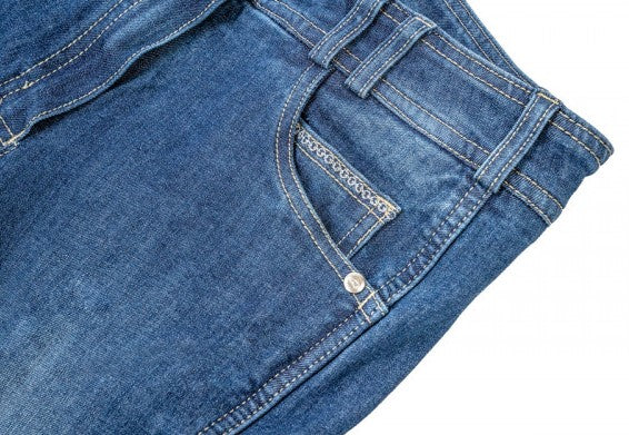 Schockemohle Lara Knee Patch Denim Breeches