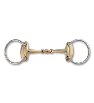 Stubben Steeltec Golden Wings Snaffle Bit