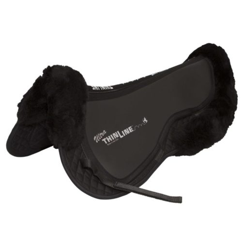 ThinLine Trifecta Cotton Half Pad With Sheepskin Rolls